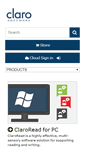 Mobile Screenshot of clarosoftware.com